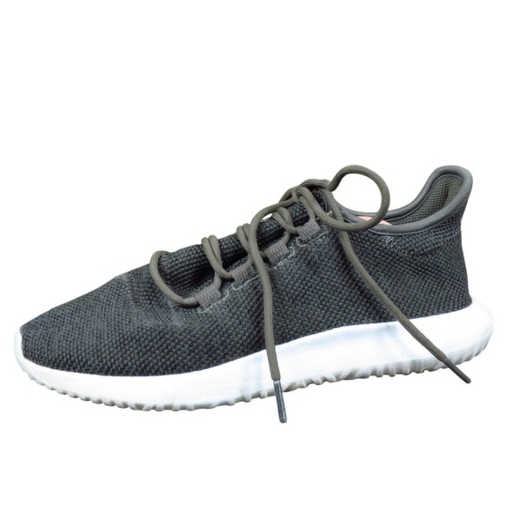 Adidas Tubular Shadow Women Size‎ 7.5 Olive Green Knit Casual Sneakers